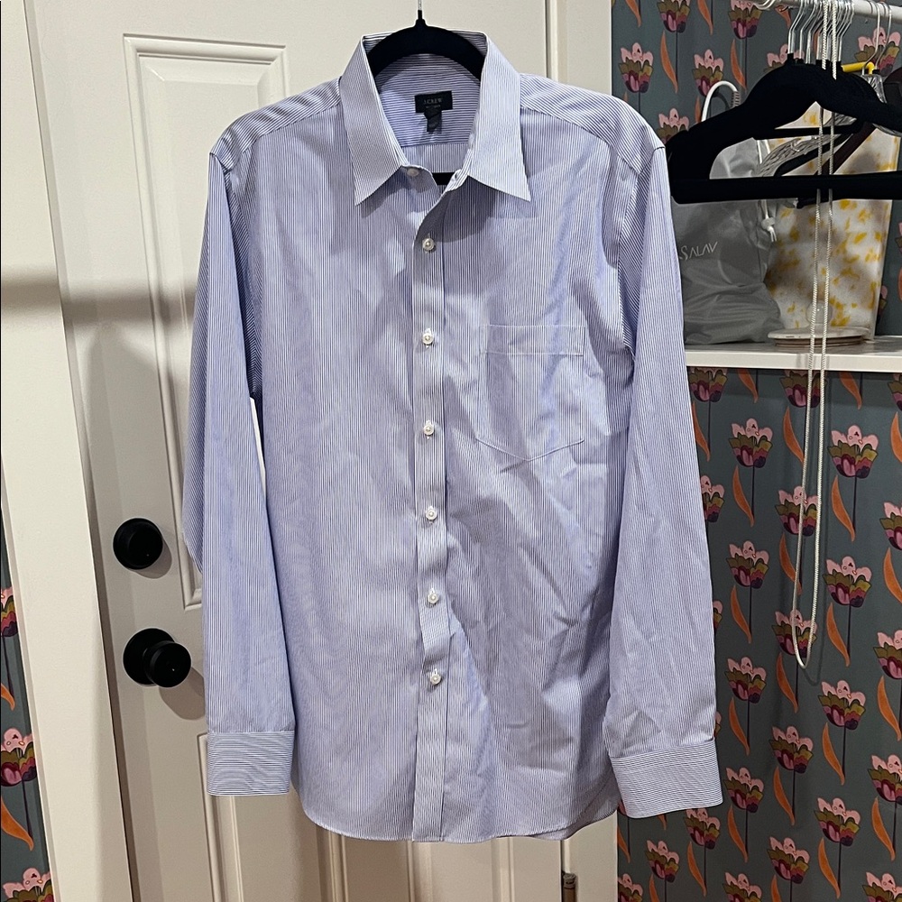 J. Crew Light Blue Men's Dress Shirt